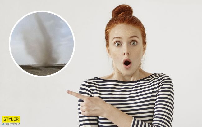 В Украине пронеслась серия страшных смерчей: "пылевой дьявол" (видео)