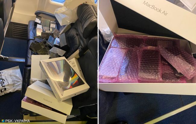 Прятали технику Apple в мусор. В аэропорту "Борисполь" разоблачили контрабанду