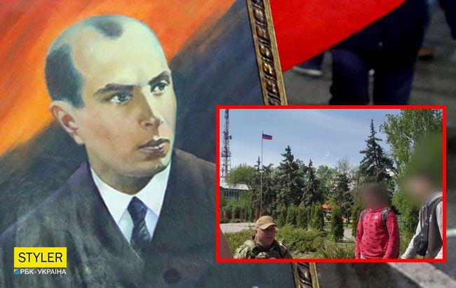 "Бандера - батько наш": в Скадовске дети "попустили" российского оккупанта (видео)