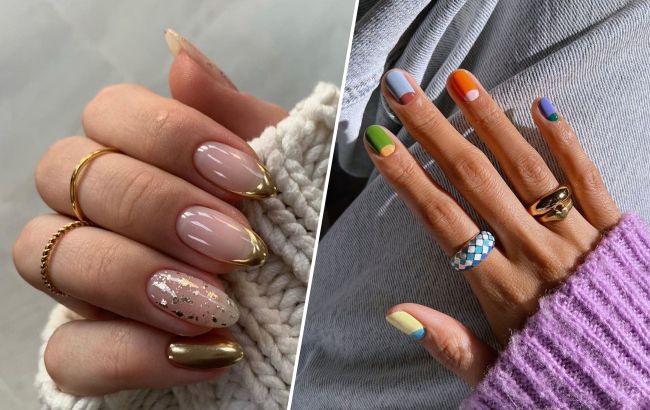 Нюд, неон і блискітки: трендові дизайни зимового манікюру 2023 (фото)