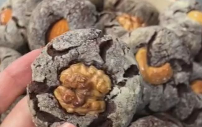 Идеально в пост. Рецепт шоколадно-апельсинового печенья с орехами