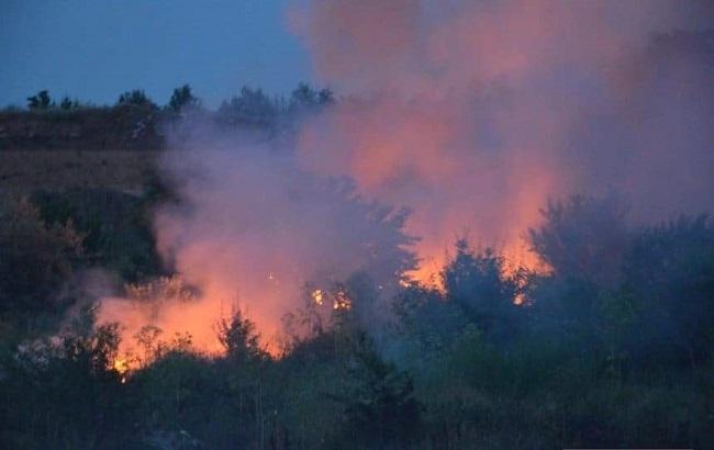 В Николаеве на мусорной свалке вспыхнул пожар