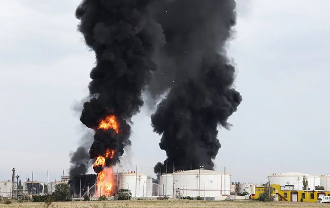 Сили спецоперацій вдарили по нафтобазі "Гвардійська" в Криму (відео)