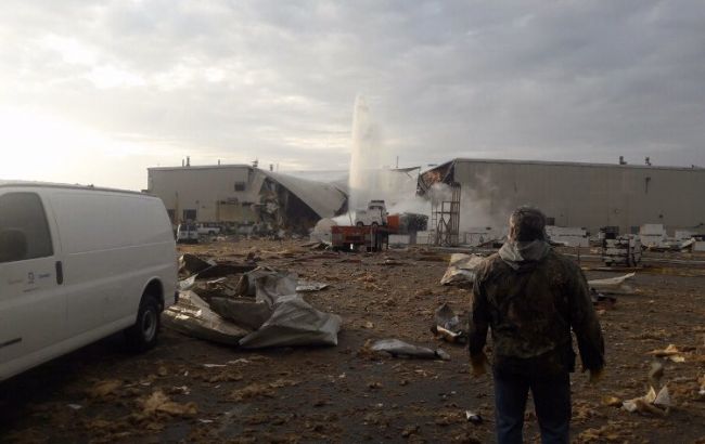 На авиазаводе в США произошел взрыв, есть пострадавшие