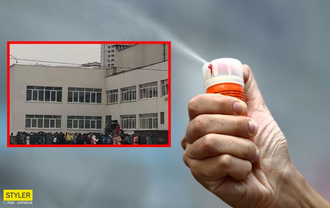В киевской школе распылили газовый баллончик: детей эвакуировали