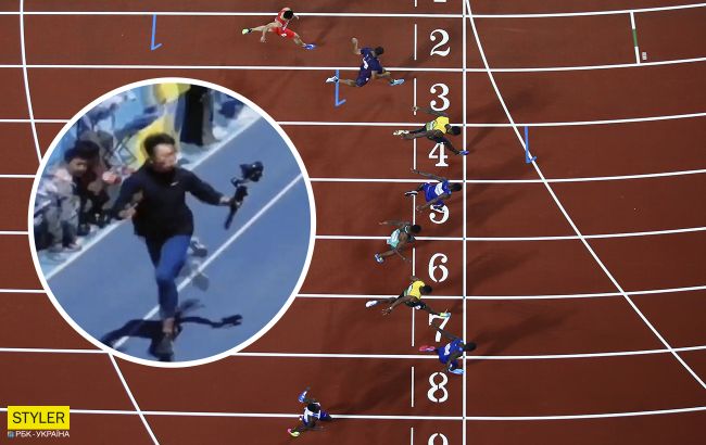 Оператор обігнав бігунів на чемпіонаті заради ідеальних кадрів: відео курйозу стало "вірусним"