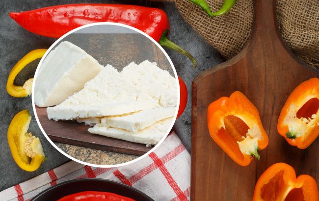 Запечений перець з сиром: незвичний рецепт легкої вечері