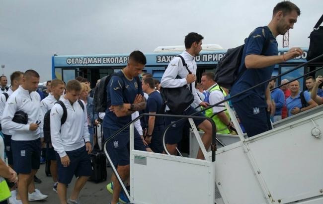 Сборная Украины вылетела в Чехию на первый матч Лиги наций