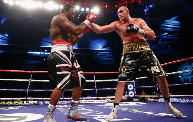 Ф'юрі &ndash; Чісора. Боксери провели битву поглядів перед трилогією