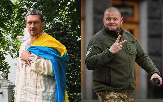 Залужний привітав Усика з перемогою: "Він не лише бився"