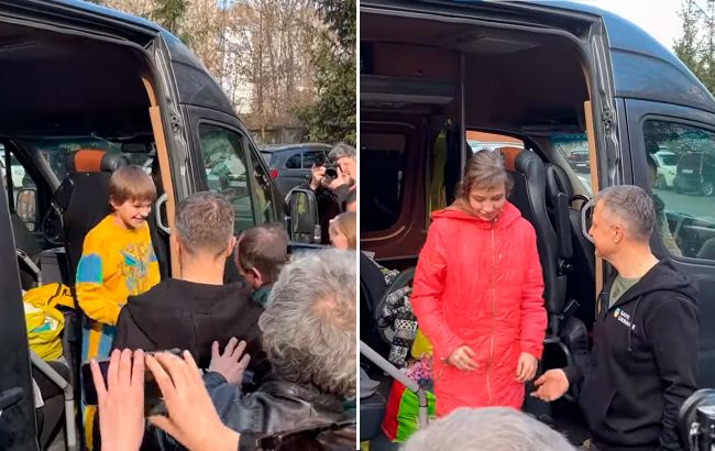 Як в Україні зустрічали депортованих Росією дітей: дивіться щемливе відео