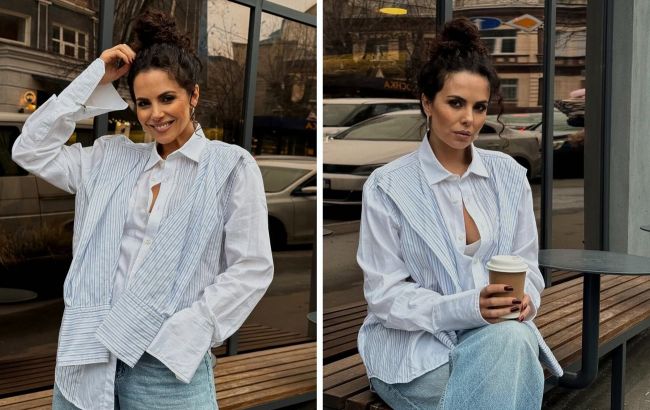 Настя Каменських показалася у трендових джинсах: що носити цієї весни (фото)