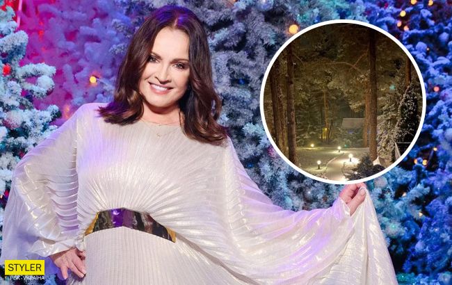 Сын Софии Ротару показал роскошный семейный особняк в снегу (фото)