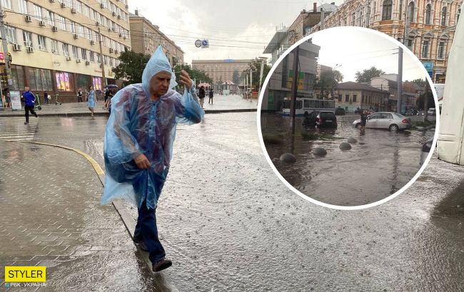 Сильна гроза наробила лиха в Дніпрі: відео наслідків негоди