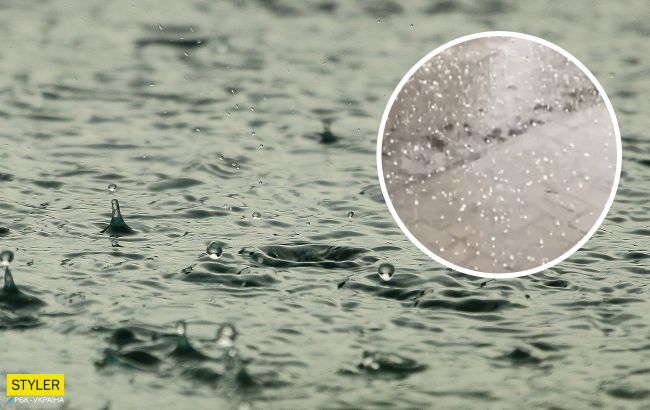 Херсон накрило великим градом: побило фарбу на машинах і " приходив Зевс"