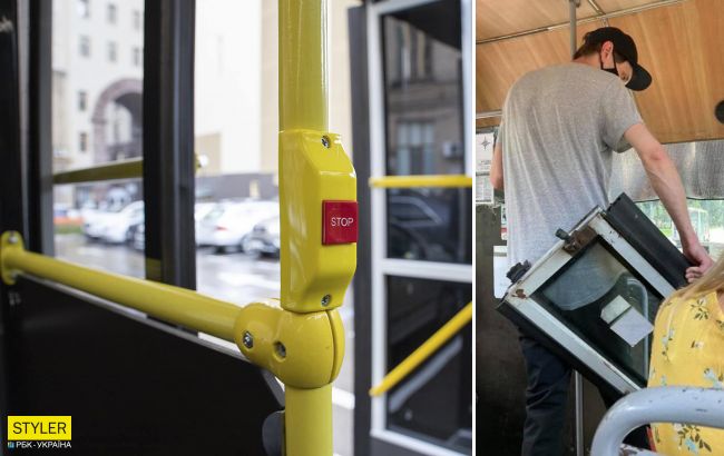 В Николаеве в маршрутке на пассажира упали двери: "пришлось ловить собой" (фото)