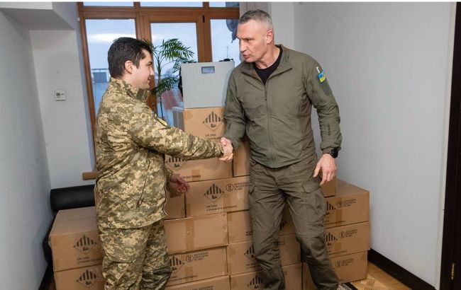 Кличко передав чергову партію допомоги 5 ОШБр від меценатів: що отримали військові