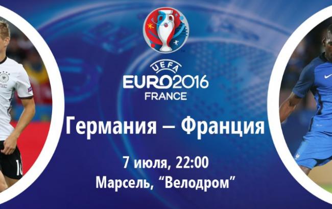 Німеччина - Франція: онлайн-трансляція Євро-2016