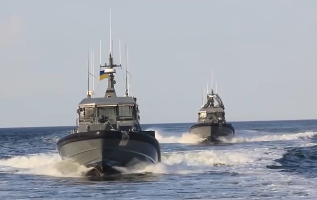 Українські ВМС показали на відео нові патрульні катери, передані Естонією