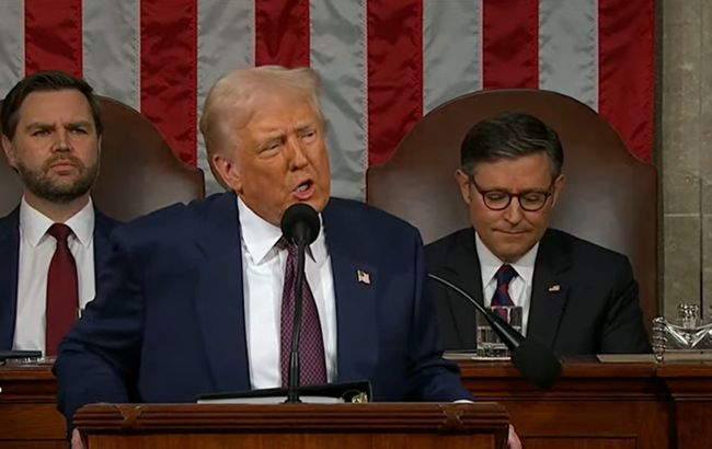 Гренландія, канал і лист від Зеленського: про що говорив Трамп у Конгресі, головні заяви