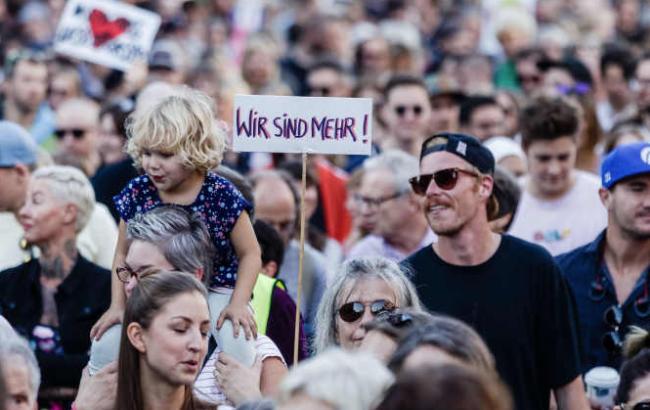 В Гамбурге прошла многотысячная акция против расизма