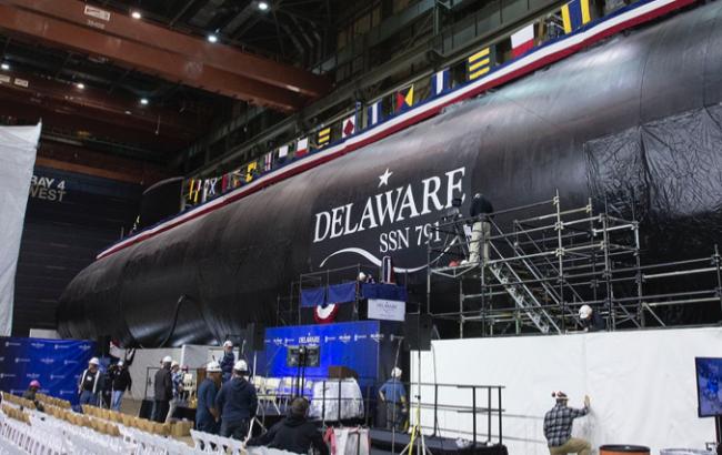 В США спустили на воду две новые ударные атомные подлодки