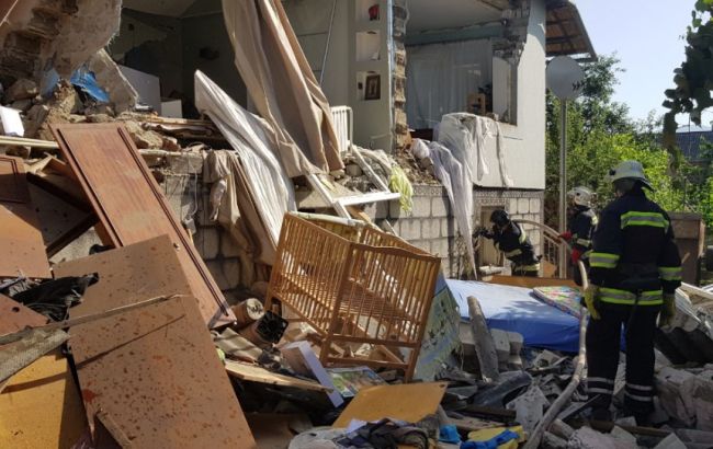 В Закарпатской обл. взрыв газа разрушил дом, есть пострадавшие