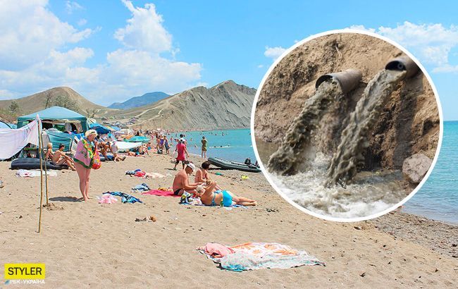 Море с нечистотами: в Коктебеле власти скрыли экологическую катастрофу