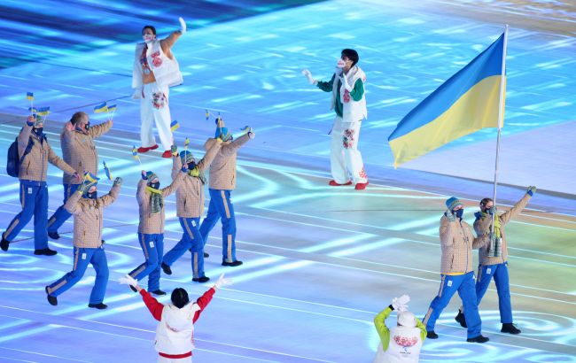 Олимпиада-2022: Украина приняла участие в церемонии открытия зимних Игр