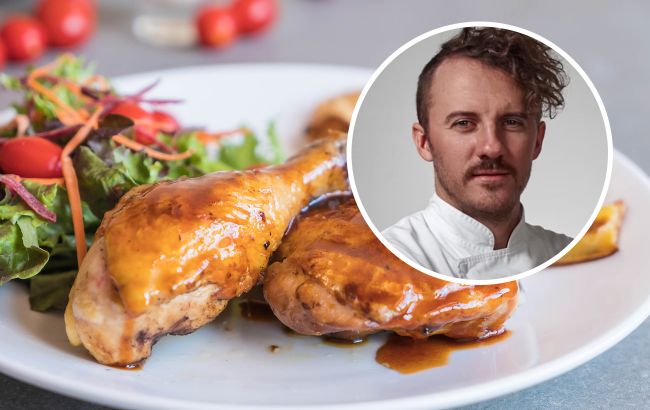 Ароматні та соковиті. Клопотенко показав рецепт ідеальних курячих гомілок (відео)