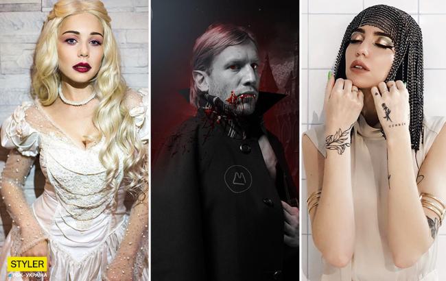 Клеопатра, вампір і Біла королева: як українські зірки відзначили Геловін 2018