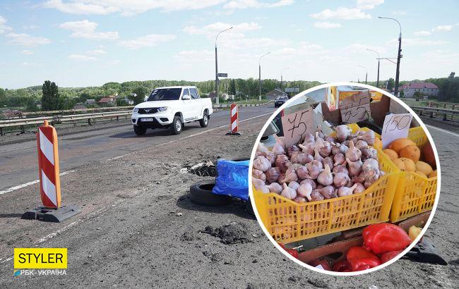 У Херсоні після закриття Антонівського мосту різко підскочили ціни на продукти (фото)