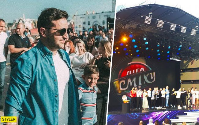 Зеленский впервые вышел в свет с сыном: появились новые фото с "Лиги смеха"