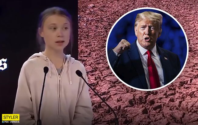 Трамп и&nbsp;Грета Тунберг обменялись "любезностями" в Давосе (видео)