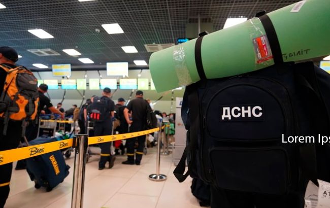 Отряд украинских пожарных вылетел в Грецию