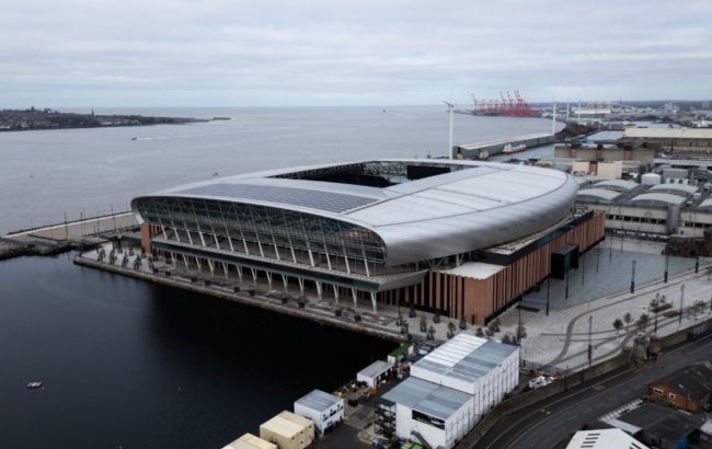 Новий стадіон "Евертона" збудували із сталі українського "Метінвесту"