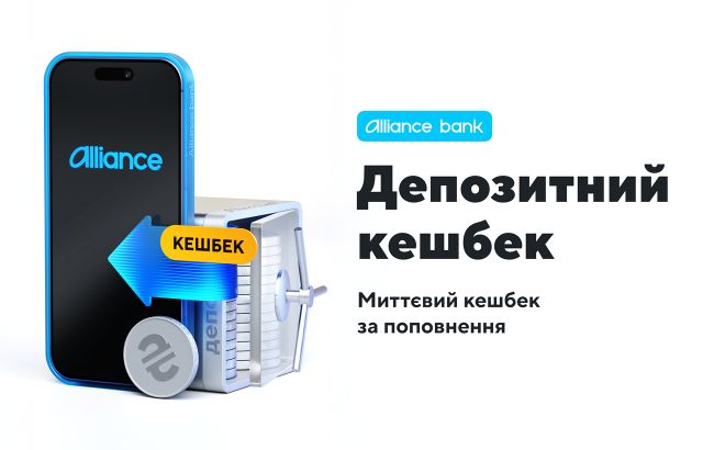 Кешбек за поповнення депозиту у гривні: деталі нової акції від Alliance bank