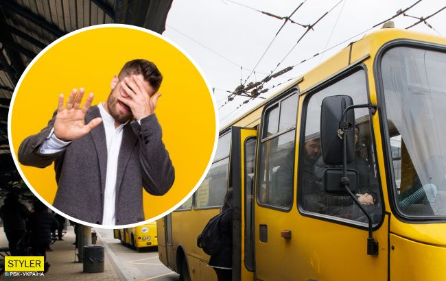 В Киеве убойная маршрутка напугала людей: можно даже ноги сполоснуть (видео)