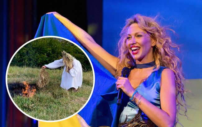 Оля Полякова спалила свій кокошник. Зробила вона це в містичний спосіб (фото)