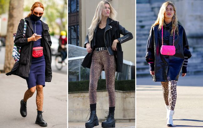 Дивіться, як треба носити леопардові лосини, щоб виглядати стильно