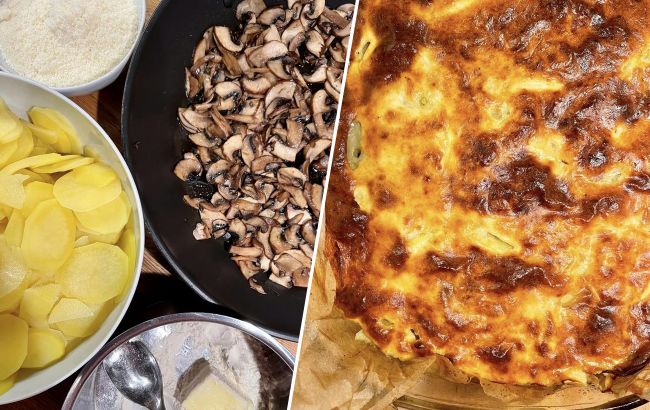 Ідеальний варіант для ситної вечері: картопляна запіканка з грибами від одеського кухаря