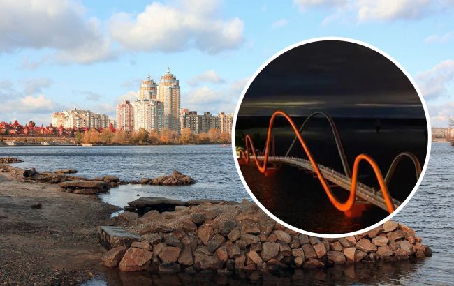 В Киеве появится новый пешеходный мост. Вот каким он будет