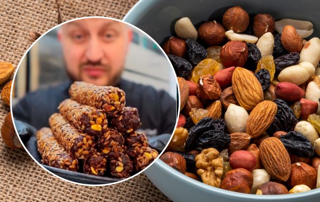 Рецепт смачних та корисних енергетичних батончиків: на перекус дітям чи із собою на роботу