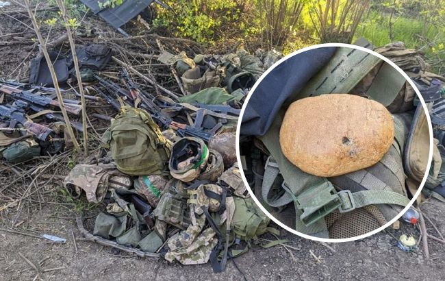 Пройшла крізь метал, але застрягла у буханці: під Бахмутом хлібина врятувала воїна від кулі (фото)