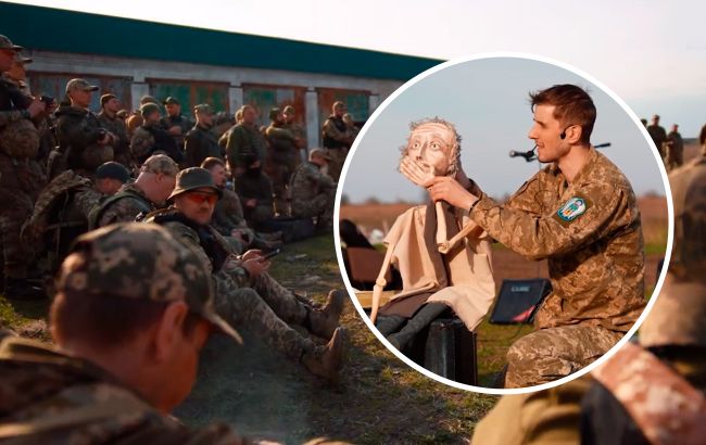 "Це дуже важлива місія": український лялькар допомагає бійціям на фронті