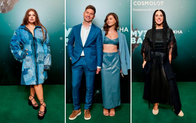 Від сукні зі шматків до еко-шкіри: в яких брендах зірки з&rsquo;явилися на премії MUZVAR AWARDS