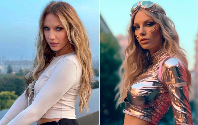 Штучний інтелект показав, як можуть виглядати Ксенія Мішина, Леся Нікітюк та інші зірки