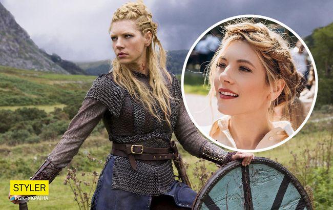 Наша звезда "Викингов" Кэтрин Винник поддержала Украину красноречивыми фото