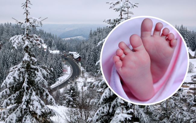 На Закарпатті 36-річна жінка народила восьму дитину: до "швидкої" її несли на ношах