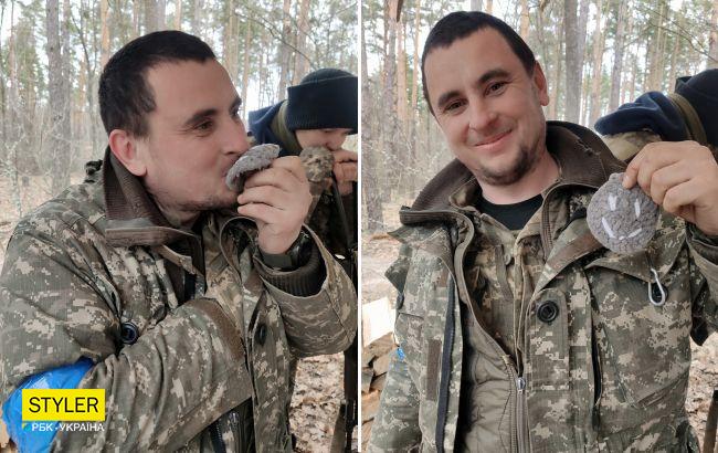 Так выглядят наши герои: боец "Полтава" бросил работу во Франции, обнял семью и сразу на фронт